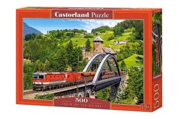 Puzzle 500 Pociąg na moście CASTOR - Castorland