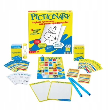 Pictionary rodzinna gra w rysowanie - Mattel
