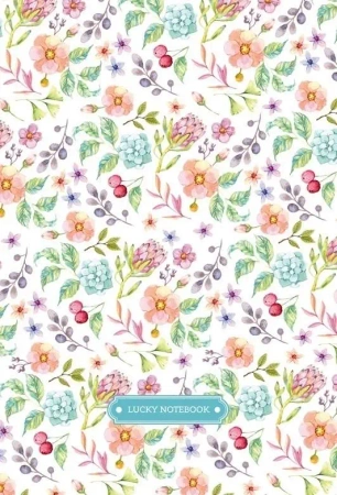 Notatnik ozdobny 143x210/96K kratka Kwiaty FRESH