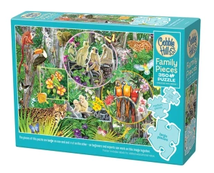 Puzzle 350 Magiczny las deszczowy 112676 - Cobble Hill