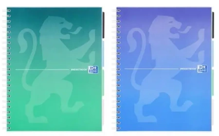 Kołozeszyt B5/80K Projectbook mix (5szt) OXFORD