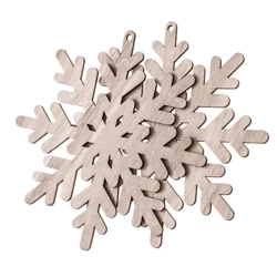 Baza drewniana - śnieżynki 15cm 2szt - Dalprint