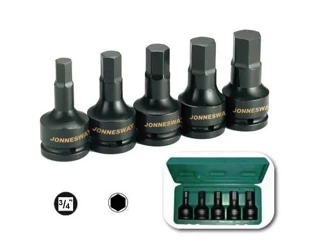 S05A6105S Zestaw bitów udarowych ampulowych z nasadką 3/4" - JONNESWAY