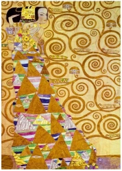 Puzzle 1000 Oczekiwanie, Gustav Klimt - Bluebird Puzzle