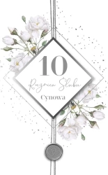Karnet Rocznica Ślubu 10 LUX-71 - Armin Style