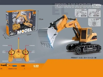 Koparka R/C 27MHz światło dźwięk sterowanie łyżką - Madej