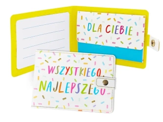 Portfelik Wszystkiego najlepszego kolor kreski - Kukartka