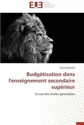 Budgétisation dans l'enseignement secondaire supérieur - EDWARDS-P