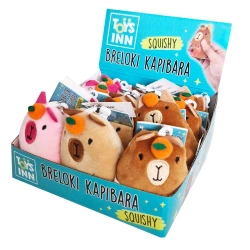 Display Brelok Kapibara Squishy ToysInn  mix wzorów 12 szt. - Stnux