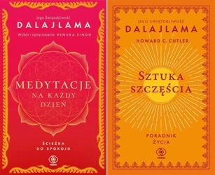 Dalajlama Jego Świątobliwość PAKIET Medytacje na każdy dzień+ Sztuka szczęś - Jego Świątobliwość Dalajlama