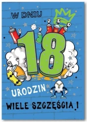 Kartka okolicznościowa 18 - Trend