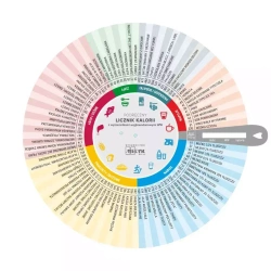 Koło kaloryczne podręczny licznik kalorii - MEDYK
