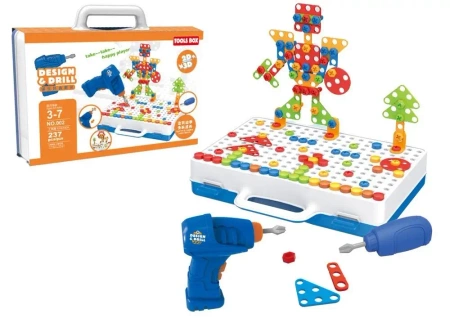 Kreatywny zestaw majsterkowicza Klocki DIY - Leantoys