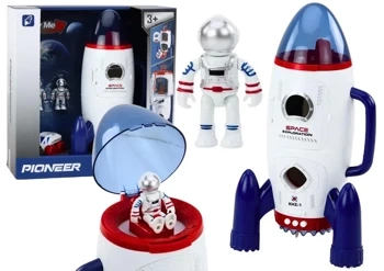 Rakieta kosmiczna ze światłem i dźwiękiem - Leantoys