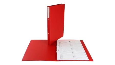 Teczka do akt osobowych 2R/3cm szeroka czerwona - Biurfol