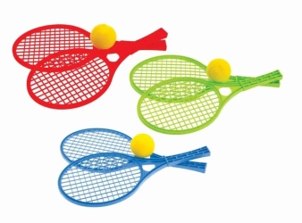 Rakietki do tenisa z miękką piłeczką mix - 3toysm