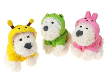 Pies pluszowy w kubraczku MIX - ADAR