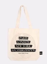 Torba bawełniana Szczebrzeszyn ecru - Nadwyraz