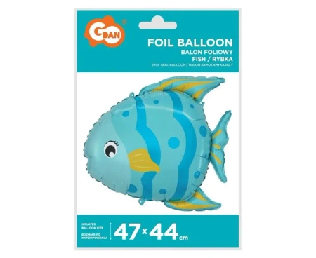 Balon foliowy Rybka 47x44cm - Godan