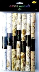 Bibułki satynowe z nadrukiem 25x37cm 7szt - Galeria Hobby