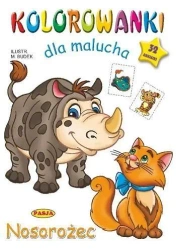 Kolorowanka dla malucha. Nosorożec - praca zbiorowa