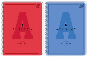 Kołozeszyt A5+80K kratka 90g Academy hybrid (5szt) - INTERDRUK