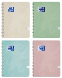 Kołozeszyt A4/80K kratka Touch Pastel (5szt) - Oxford