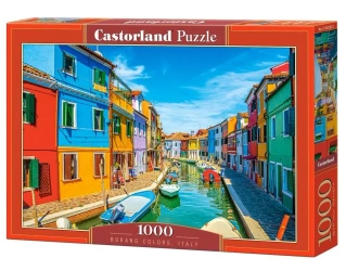 Puzzle 1000 Burano Colors, Italy CASTOR - Castorland