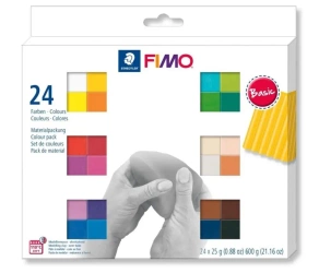 Fimo Soft 24x25g kolory Basic - Staedtler