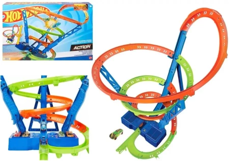 Hot Wheels Action Tor wyścigowe Tornado - Mattel