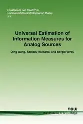 Universal Estimation of Information Measures for Analog Sources - Qing Wang