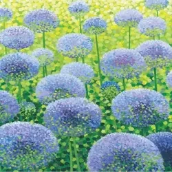 Karnet z kopertą Czosnek błękitny - Susan Entwistle