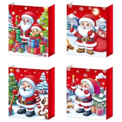 Torebka prezentowa L Boże Narodzenie platera mix