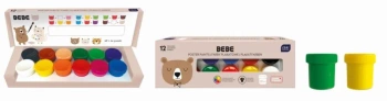 Farby plakatowe 20ml 12 kolorów Bebe Friends - INTERDRUK