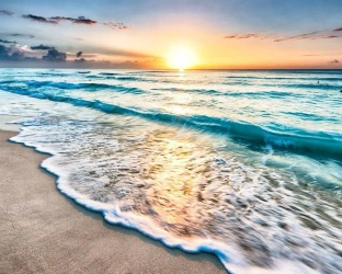 Malowanie po numerach - 40x50cm Zachód słońca - Titanum