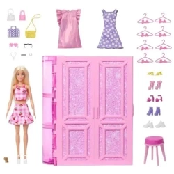 Barbie Szafa Marzeń 3.0 + Lalka Zestaw - Mattel