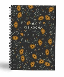 Mój dziennik - Bóg cię kocha - kwiaty - Szaron