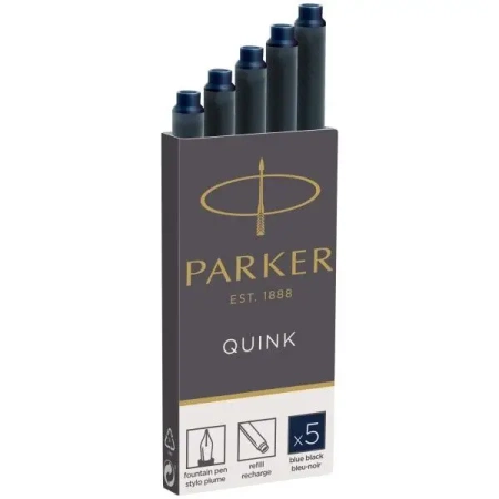 Naboje z atramentem Quinkgranatowe 5szt - Parker