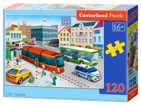 Puzzle 120 City Square CASTOR - Castorland