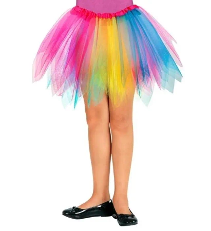 Tęczowa spódniczka baletnicy tutu - Widmann
