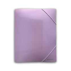 Teczka A4z gumką PP-102 Penmate fioletowa pastelowa