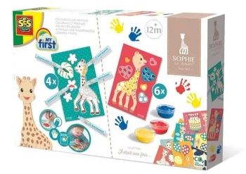 My first Żyrafa Sophie kolorowanie i malowanie - SES