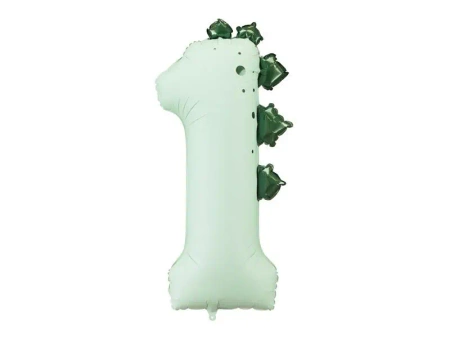 Balon foliowy 1 Dinozaur 92cm - PartyDeco