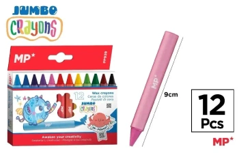Kredki woskowe Jumbo 12 kolorów - MP Main Paper