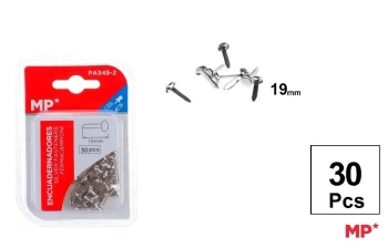 Ćwieki ozdobne srebrne 19mm 30szt - MP Main Paper
