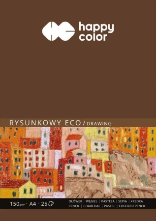 Blok rysunkowy eco A4/25K 150g HAPPY COLOR - GDD
