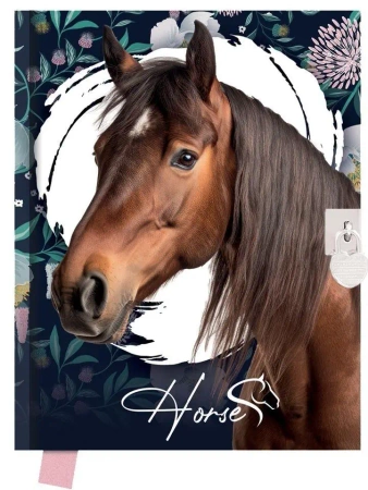 Pamiętnik z kłódką 80 kartek Horse - GDD
