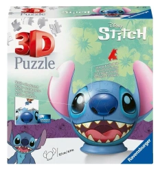 Puzzle 3D Kula: Disney Stitch - Ravensburger