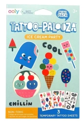 Tatuaże zmywalne mini Tattoo Palooza - Lody - ooly