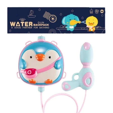 Pistolet na wodę z plecakiem Pingwin - Maksik